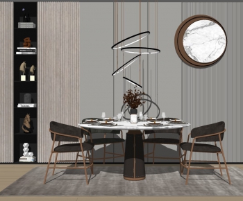 Modern Dining Table And Chairs-ID:257102447