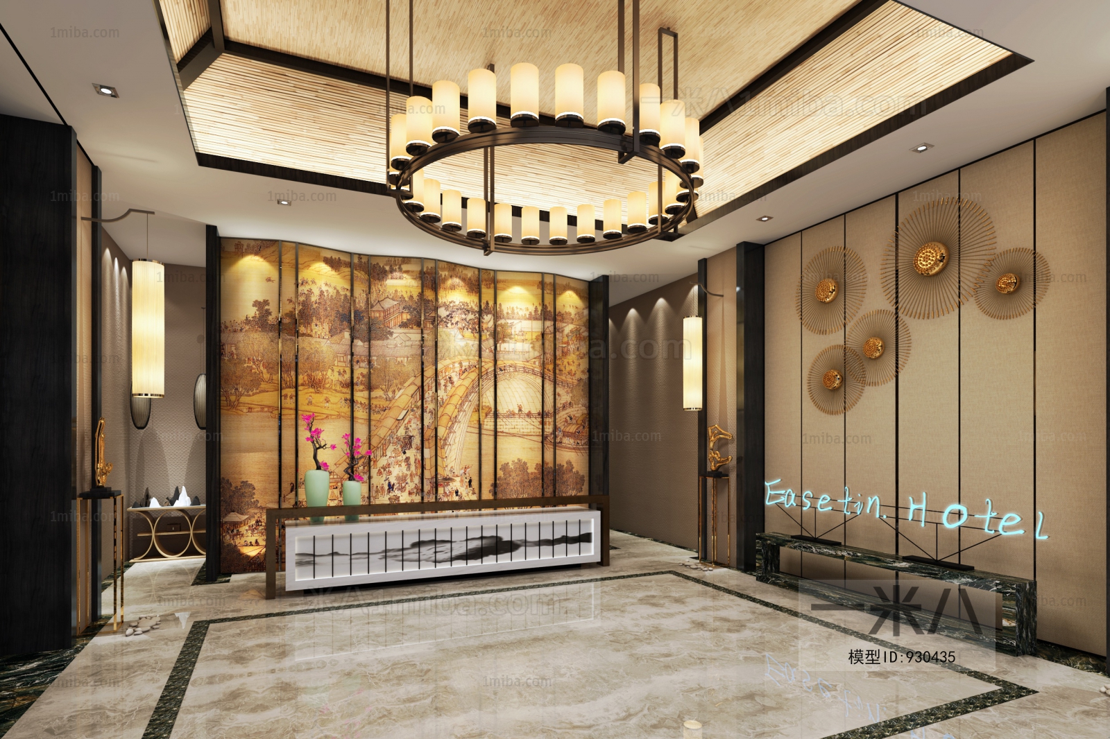 New Chinese Style Lobby Hall