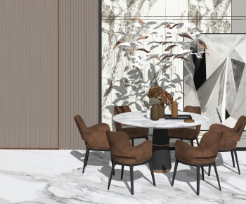 Modern Dining Table And Chairs-ID:995931223