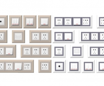 Modern Switch Socket Panel-ID:198956177