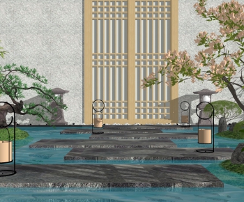Japanese Style Courtyard/landscape-ID:915123792
