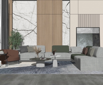 Modern A Living Room-ID:657544925