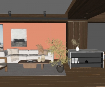 Modern A Living Room-ID:803289283