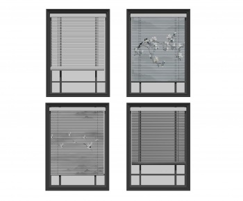 New Chinese Style Venetian Blinds-ID:802246867