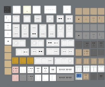 Modern Switch Socket Panel-ID:142910354