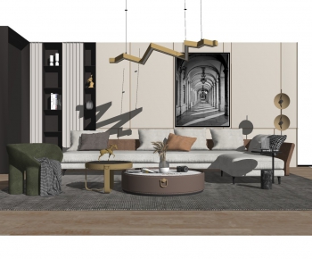 Modern A Living Room-ID:556107462