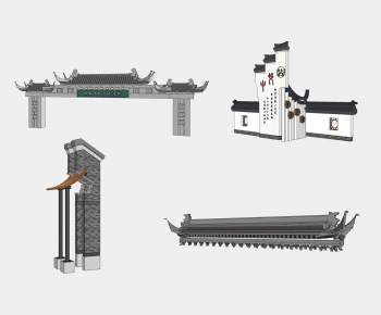 New Chinese Style Building Component-ID:336362556