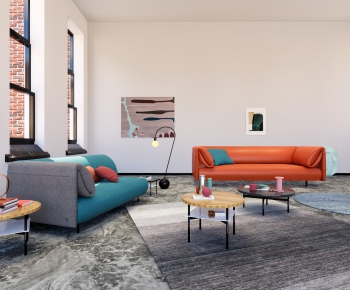 Modern A Living Room-ID:704158711