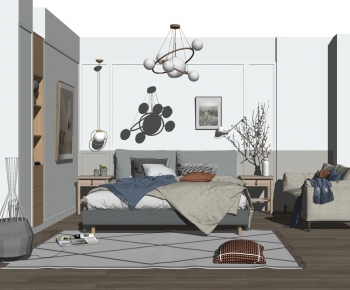 Nordic Style Bedroom-ID:400471556