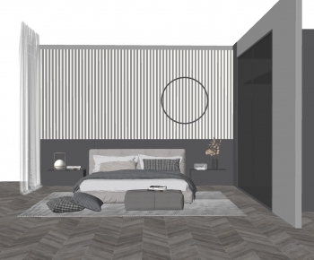 Modern Bedroom-ID:604250466