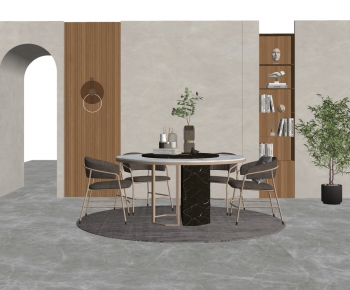 Modern Dining Table And Chairs-ID:743262818