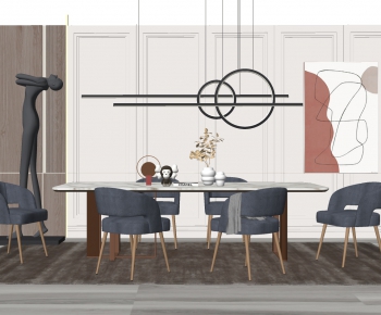 Modern Dining Table And Chairs-ID:531713997