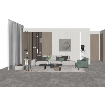 Modern A Living Room-ID:190858621