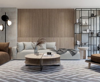 Modern A Living Room-ID:749849189