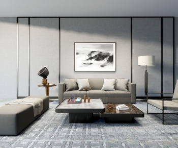 Modern A Living Room-ID:447450787
