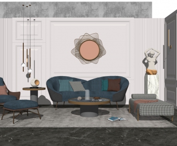 Modern A Living Room-ID:703344172