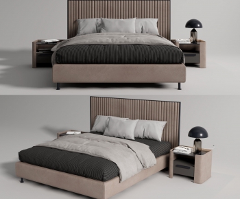 Modern Double Bed-ID:571269675