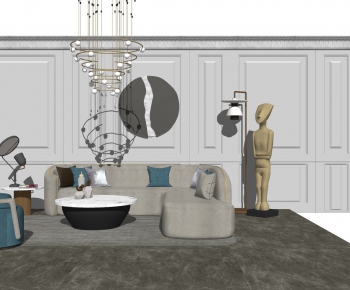 Modern A Living Room-ID:573616718