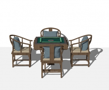 新中式麻将桌椅-ID:723000427