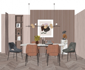 Modern Dining Table And Chairs-ID:257296132