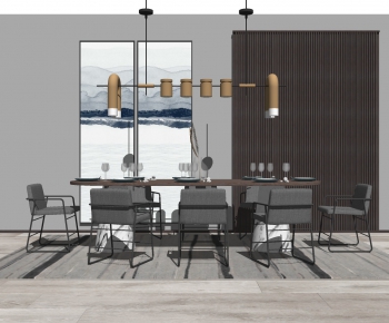 Modern Dining Table And Chairs-ID:194315518