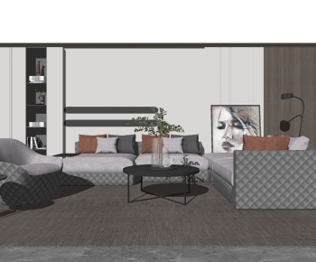 Modern A Living Room-ID:101414443