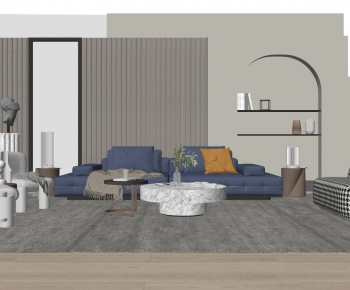 Modern A Living Room-ID:697407528