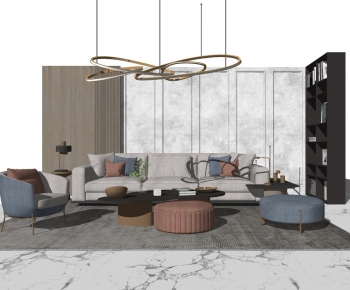 Modern A Living Room-ID:681908753