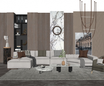 Modern A Living Room-ID:801290771