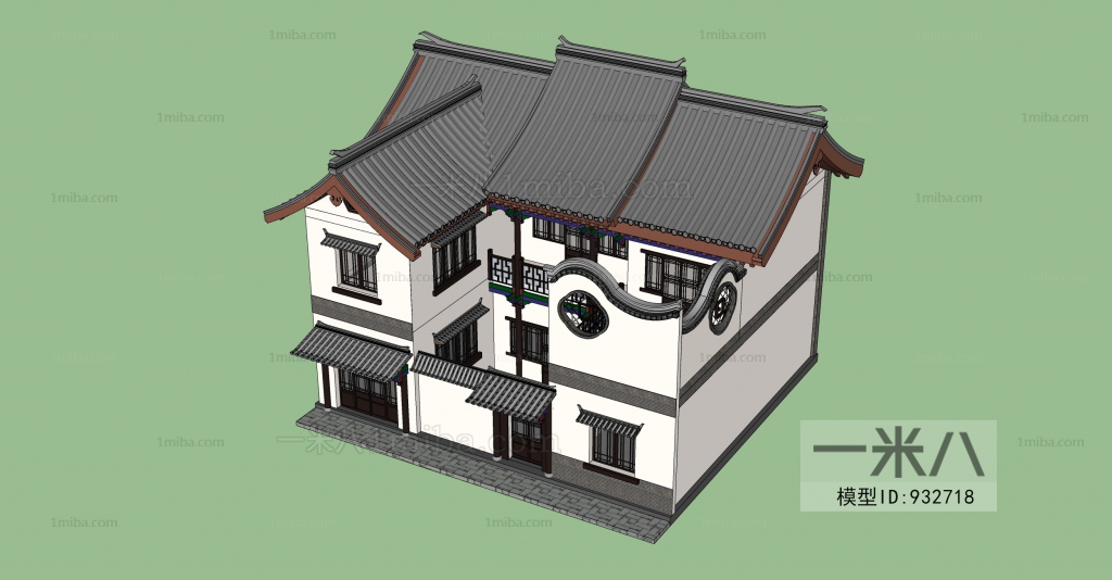 Chinese Style Villa Appearance