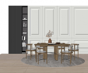 Modern Dining Table And Chairs-ID:491369775