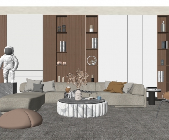 Modern A Living Room-ID:383693791