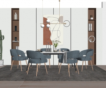 Modern Dining Table And Chairs-ID:305541375