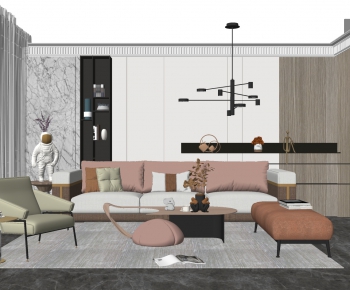 Modern A Living Room-ID:376872459