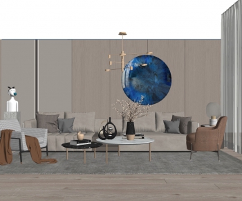 Modern A Living Room-ID:345268626