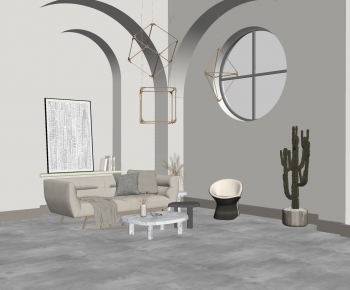 Modern A Living Room-ID:434694456