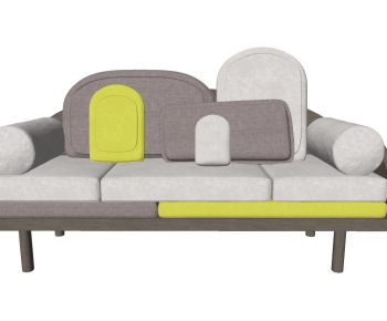 Nordic Style Three-seat Sofa-ID:439181596