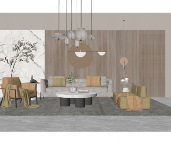 Modern A Living Room-ID:714573289