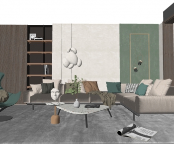 Modern A Living Room-ID:921311927