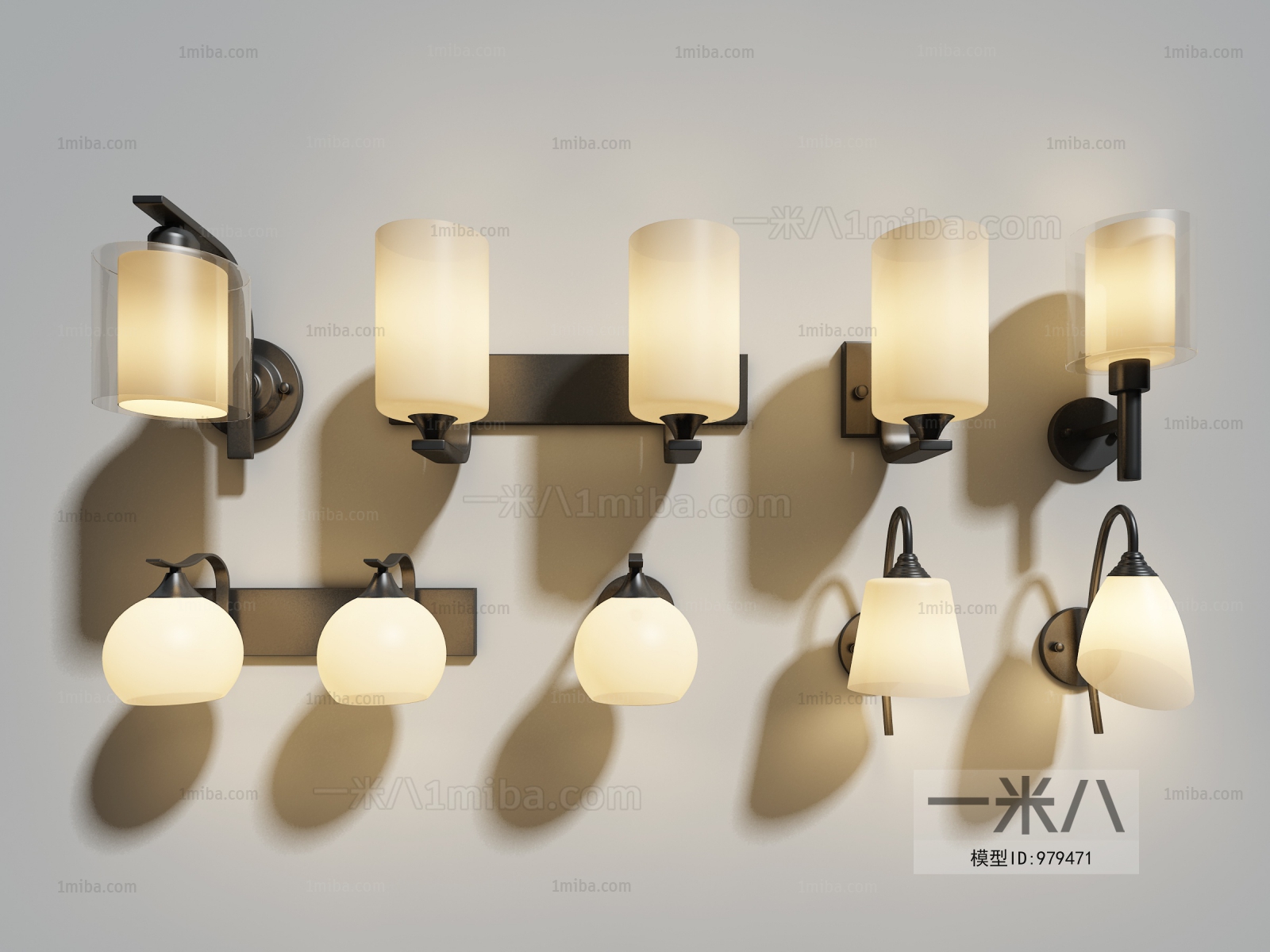 New Chinese Style Wall Lamp