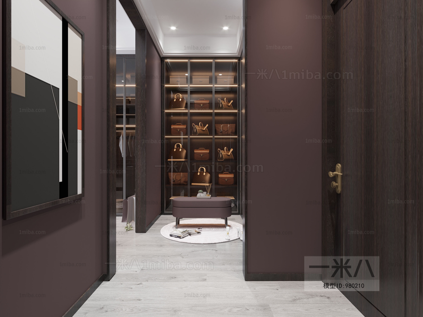 Modern Clothes Storage Area