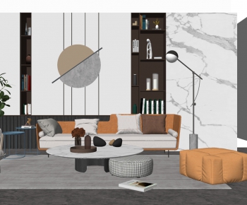 Modern A Living Room-ID:942251683