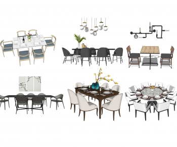 Modern Dining Table And Chairs-ID:906287299