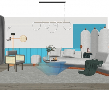 Modern A Living Room-ID:464944956