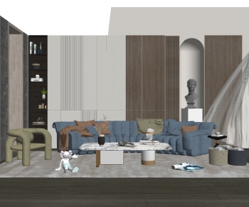 Modern A Living Room-ID:917427662