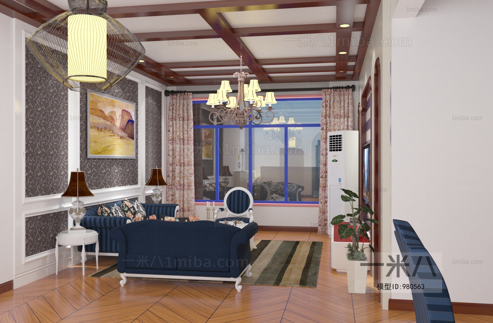 Mediterranean Style A Living Room