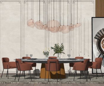 Modern Dining Table And Chairs-ID:280376898