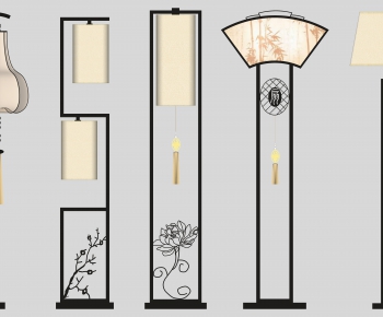 New Chinese Style Floor Lamp-ID:955375532