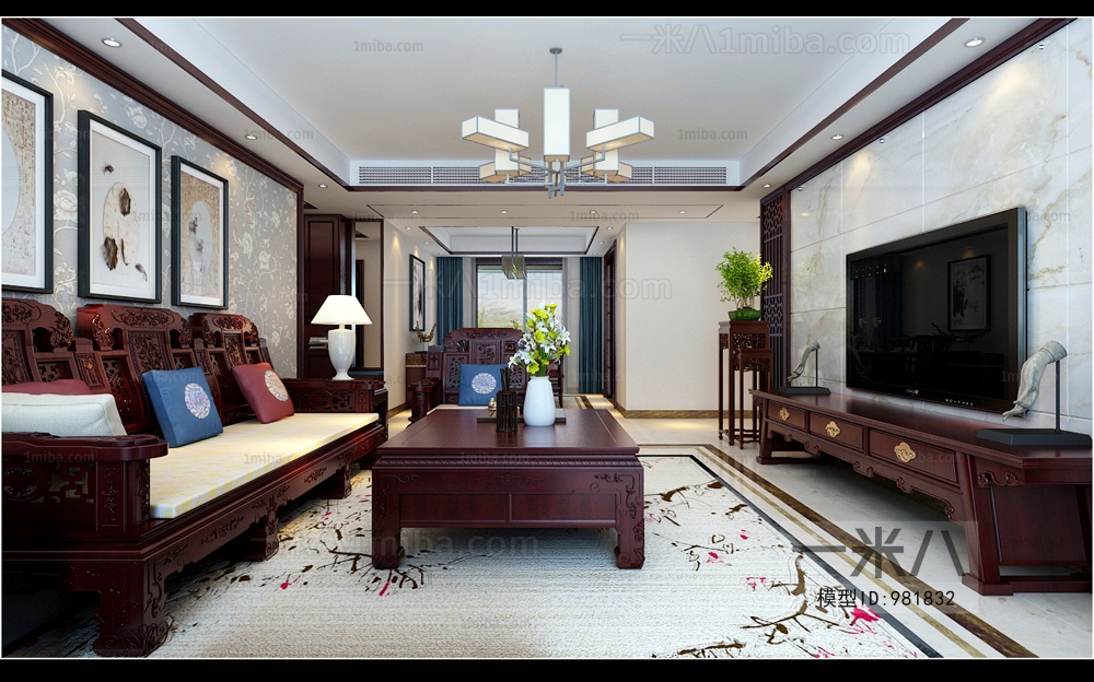 Chinese Style A Living Room