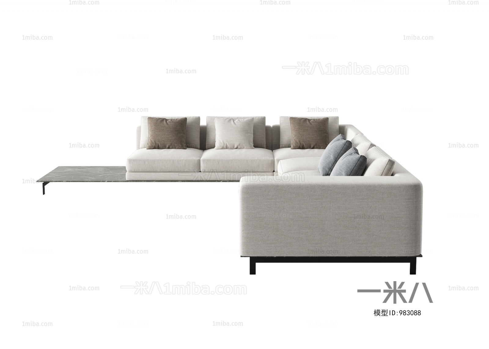 Modern Multi Person Sofa